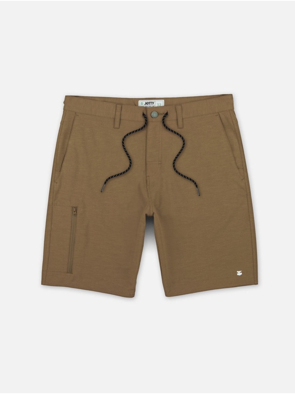 Jetty Polywog 2.0 Khaki Drawstring Walk Shorts